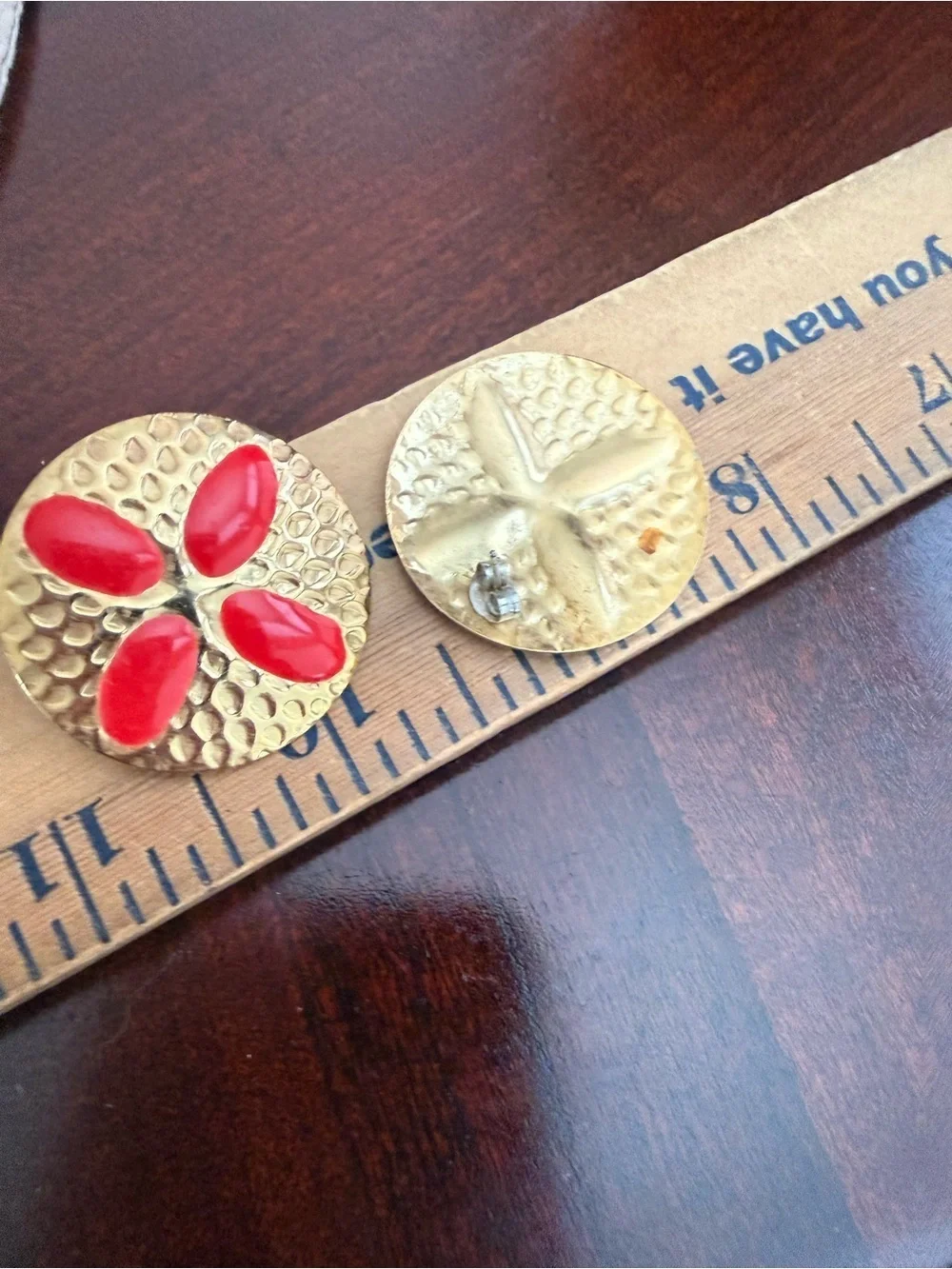 Vintage Gold Tone Earrings